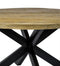 D - Livingfurn - Ronde Eetkamertafel - Mangohout - 120 cm - Bruin