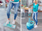 Leifheit Profi XL vloerwisser - 42 cm dweilbreedte - 360° draaibaar scharnier - Turquoise Grijs