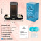 Jake and Jacky Automatische Voerbak - Voerautomaat - 5L - 2 RVS Voerbakken - 2 Slowfeeders - Zwart