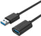 Unitek Y-C457GBK - USB A Kabel - 100cm - Zwart