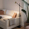 Atmooz - Vloerlamp Drita - GU10 - Staande Lamp - Stalamp - Woonkamer / Slaapkamer / Eetkamer - Zwart / Goud - Metaal - Hoogte : 156cm