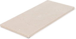 MOOISA - Marmer - dienblad rechthoek M - beige marmer - 15x30cm - rond marmer dienblad - vierkant marmer dienblad - decoratie schaal - tapasplank - serveerplank