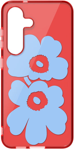 Samsung Galaxy S25 - Hybrid Case - Marimekko Unikko Bloemenprint - Rood
