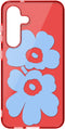Samsung Galaxy S25 - Hybrid Case - Marimekko Unikko Bloemenprint - Rood