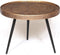 Ronde salontafel - bijzettafel goud - salon tafel 58 cm
