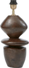 BePureHome Venue Tafellampvoet - Hout - Walnoot - 32x22x22
