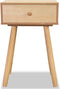 vidaXL - Nachtkastjes - 2 - st - 40x30x61 - cm - massief - grenenhout - bruin