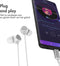 imoshion Bedrade Oordopjes met USB-C Aansluiting - In-Ear Oortjes met Draad - Wit