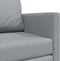 vidaXL - Vloersofa - Bed - 2-in-1 - Lichtgrijs - 124x71x78 - cm - Stof