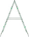 vidaXL - Plantenklimrekken - 2 - st - A-frame - staal