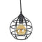 Urban Interiors Globe Hanglamp 3 lichts Zwart - Metaal - 50x50x140