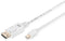 Assmann AK-340102-020-W - Mini DisplayPort - DisplayPort Adapterkabel - 2m Wit