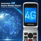 4G Senioren Mobiele Telefoon - Opvouwbaar met Groot Scherm en SOS-Noodknop