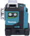 Makita SK700GD - Groene kruislijnlaser - Zelfnivellerend 360° - (zonder accu's en lader)