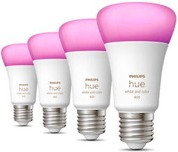 Philips Hue White en Color Ambiance - E27 - 800 lumen Bluetooth - (4-pack)