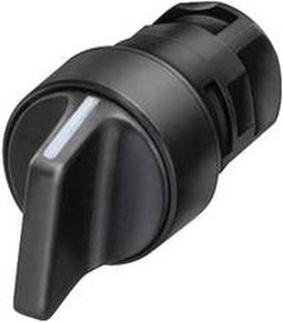 Siemens 3SB20002DB01 3SB2000-2DB01 Knevelschakelaar Knevel Zwart 2 x 62 ° 1 stuk(s)