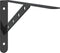 vidaXL - Plankdragers - 4 - st - 30x2,5x15,5 - cm - roestvrijstaal - zwart