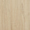 vidaXL - Nachtkastje - met - 2 - lades - 40x33x60 - cm - sonoma - eikenkleurig