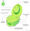 Jippie's My Carry Potty - Plaspotje - Dicht en draagbaar - Groen