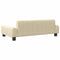 vidaXL - Hondenmand - 90x53x30 - cm - stof - crèmekleurig