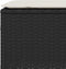 vidaXL - Tuinbank - met - kussen - 110x30x40,5 - cm - poly - rattan - zwart