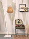 GOOD&MOJO Vloerlamp Merapi - Bamboe Wit/Naturel - 57x30x150cm - Modern - Staande lampen voor Woonkamer - Slaapkamer