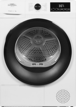 Everglades EVHP7055DW - Warmtepompdroger - 7KG - 15 Programma's - Arctic White