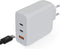 Xtorm 100W GaN² Ultra Adapter - Oplader - Dubbele poort USB-C en USB-A - Wit