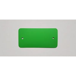 Klika - PVC labels 54x108 mm groen 2gaten 1000st - 3 stuks