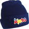 Buurman en Buurman Muts Beanie A Je To Text Navy