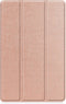 Lunso - Geschikt voor Lenovo Tab M9 (9 inch) - Tri-Fold Bookcase hoes - Rose Goud