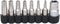 KS Tools 911.1480 - 1/4 Bitset voor Vijfsterschroeven - 8-delig (set van 8)
