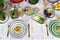 CABANAZ - bord, keramiek, LARGE PLATE, doorsnede 27 cm, wit