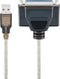 Wentronic USB A - 25-pin D-Sub kabel - 1.5m (150cm)