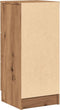 vidaXL - Dressoir - 30x30x70 - cm - bewerkt - hout - artisanaal - eikenkleur