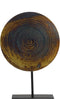 Light & Living Garas ornament op voet Ø35x51 cm - vurig brons-mat zwart