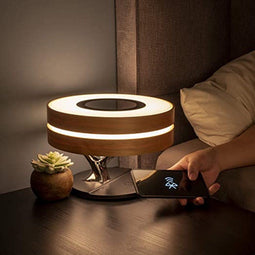 Draadlooze Speaker met OplaadDock - Sfeerlamp - Digitale Klok | Bonsai Design