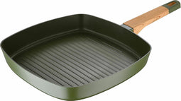 Grillpan Groen Aluminium (Ø 28 x 8 cm)