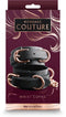Bondageset Bondage Couture Wrist Cuffs Zwart