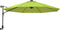 vidaXL - Wandparasol - met - LEDs - 290 - cm - appelgroen