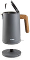 DOMO DO9268WK - Waterkoker - 1,7L 2200W 360° draaibaar - Grijs met houtlook