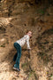 Koko Noko Q-girls - Flared broek - Velours - Donkergroen - Maat 128