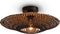 GOOD&MOJO Plafonniere Kalimantan - Bamboe Zwart - Ø44cm - Modern
