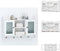 vidaXL Wandschap - Wandplank - 2 deurtjes met glas - wit