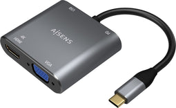 AISENS A109-0626 USB grafische adapter 3860 x 2160 Pixels Grijs