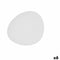 Eetbord Bidasoa Fosil Wit Keramisch Ovalen 28 x 24,8 x 2,5 cm (6 Stuks)