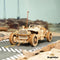 BrightWise® Robotime Grand Prix Auto Hout Modelbouw Pakket Zonder Lijm - Bouwpakketten volwassenen - Bouwpakketten kinderen - Modelbouwpakketten volwassenen - Miniatuur bouwpakket volwassenen - Modelbouw auto