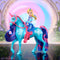 Unicorn Academy – Pop Isabel & Eenhoorn River - met 2 rijaccessoires en borstel - Speelfigurenset