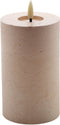 led kaars Champagne beige 10x7,5cm