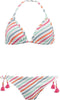 Airlie Triangle - Triangel bikinitop met kwastjes - Wit